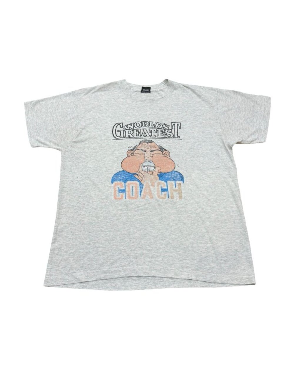 Vintage 1990s Screen Stars World's Greatest Coach Single Stitch T Shirt